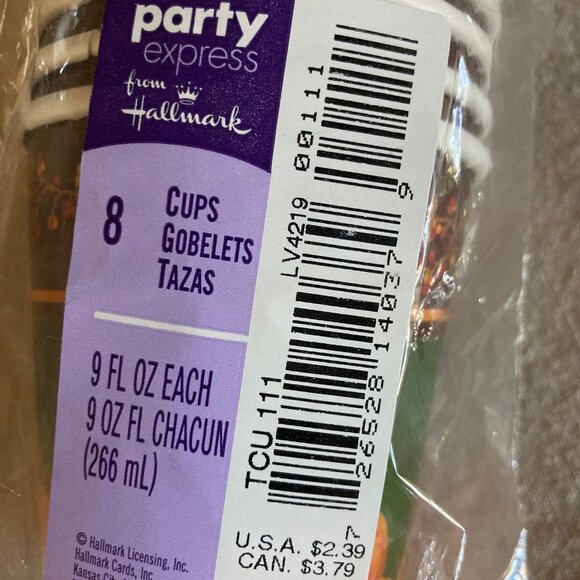 Thanksgiving Bundle Plates, Napkins & Cups - Picture 10 of 16